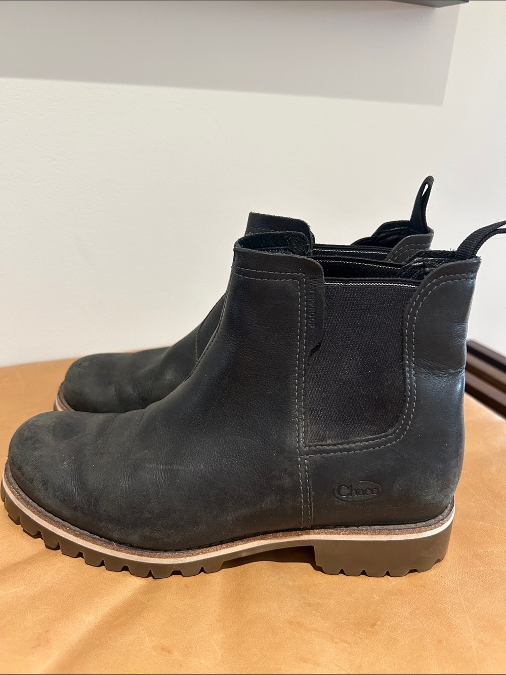 Chaco Black Leather Boots